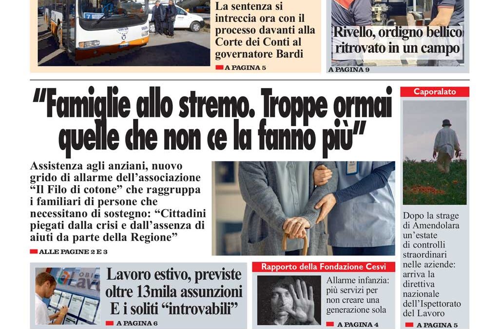 Lunedì 15 giugno 2026
