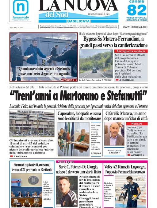 Mercoledì 1 luglio 2026