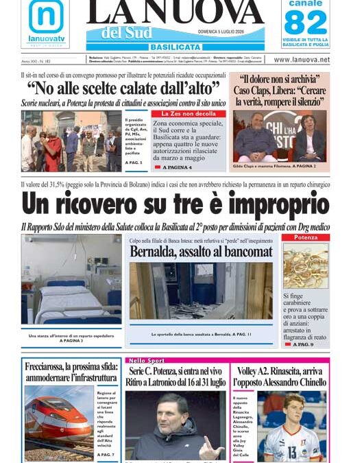 Domenica 5 luglio 2026