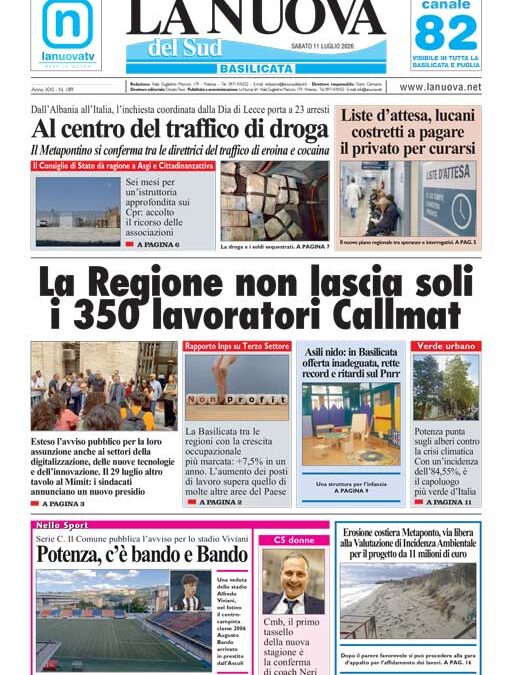 Sabato 11 luglio 2026